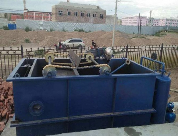 湖北某生活污水處理設(shè)備現(xiàn)場